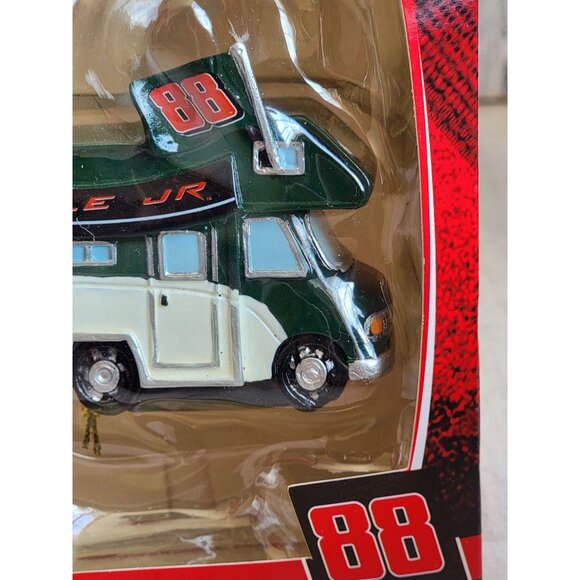 Trevco Dale Earnhardt Jr Nation van camper 88 green ornament Xmas vintage - Picture 3 of 7